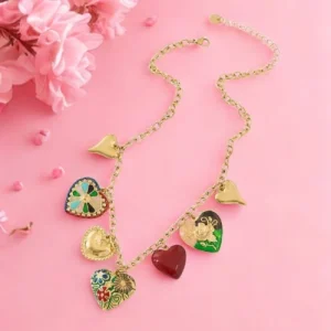 collier charms mon coeur