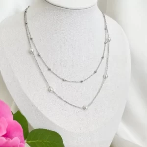 collier en acier inoxydable Paloma intemporel et élégant