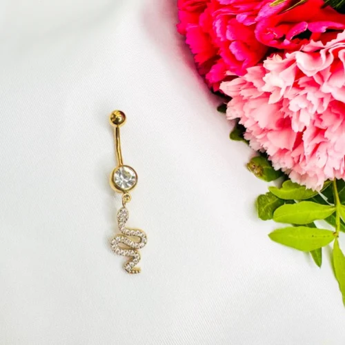 Piercing nombril Serpent : Élégance et Durabilité