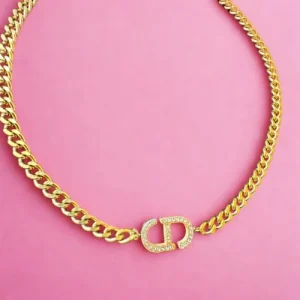 Collier Prestige Éclatant en acier inoxydable