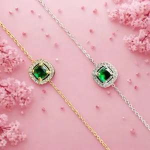 Bracelet Milano un éclat vert profond